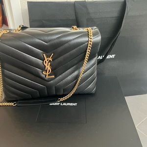 Saint Laurent Ysl Handbag LOULOU MEDIUM IN QUILTED LEATHER